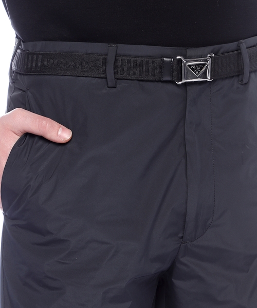 スラックス PRADA Men Straight Pants UP0306OOO1CMV F0D57 BLUE Straight-fit trousers | Emporium