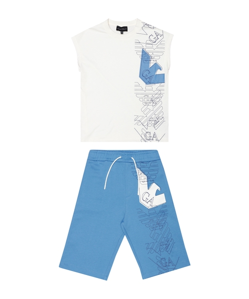 Oversize T-shirt and bermuda shorts set