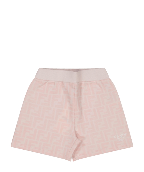 Loqo printli elastik bel hissəli şortlar