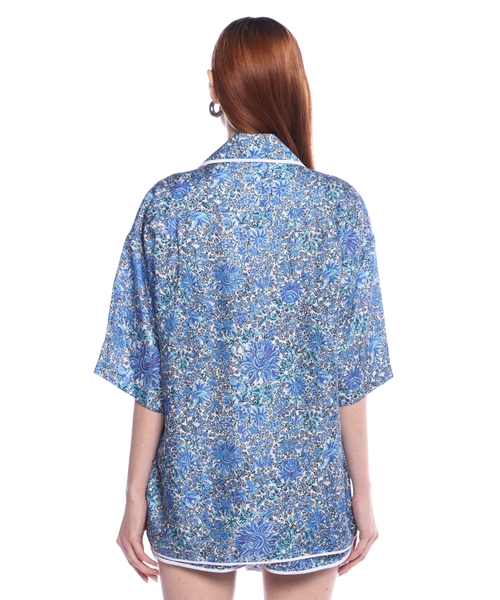 Printed silk shirt | Emporium