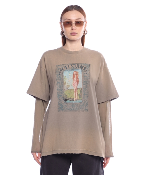 Acne Studios Emmbar Rainbow T-Shirt - ShopStyle