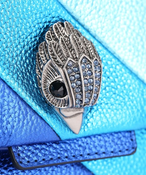 Metallic-effect leather bag | Emporium