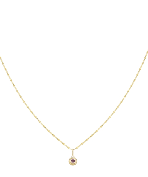 Qızılgül kəsimli sapfir və brilyantlı boyunbağı