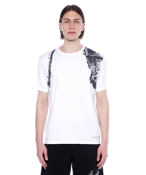 Short sleeve T-shirt with abstract print