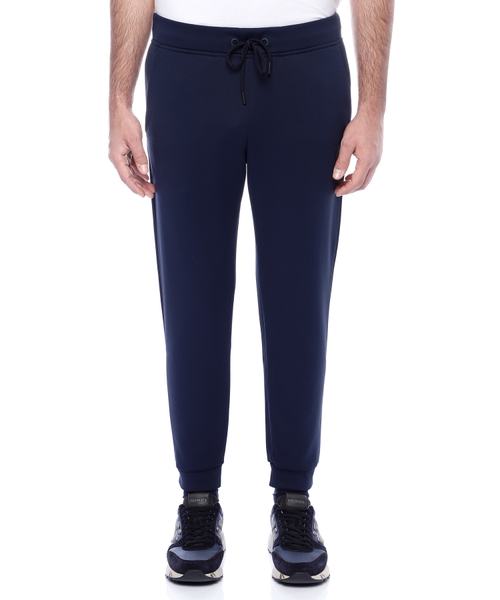 Track pants with elastic waist