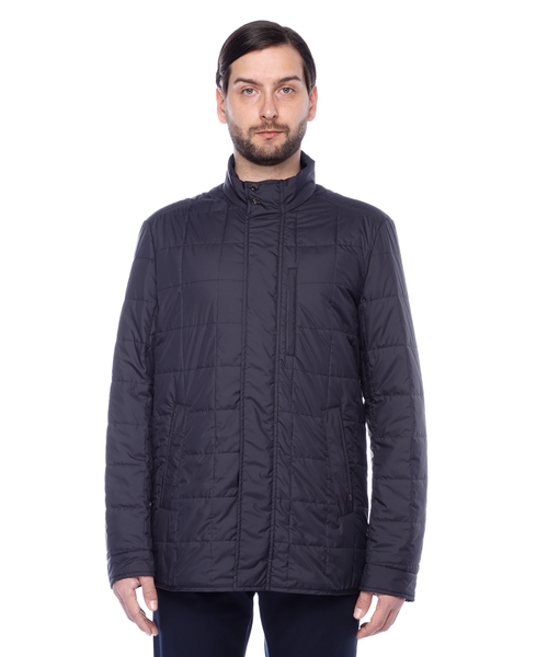Quilted design long sleeve jacket