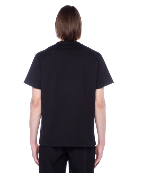 ★alexander mcqueen★ Cutout Detail Short Sleeve T-Shirt Bla Short sleeve T-shirt with logo print | Emporium