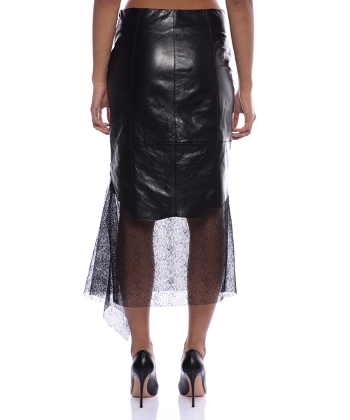 スカート HELMUT LANG Stitched leather skirt Helmut Lang Lamb Leather Fringe Skirt | eBay
