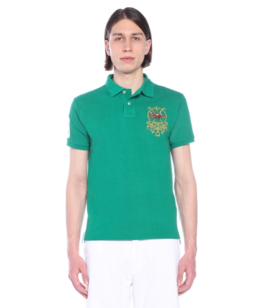 Printli qısaqol polo