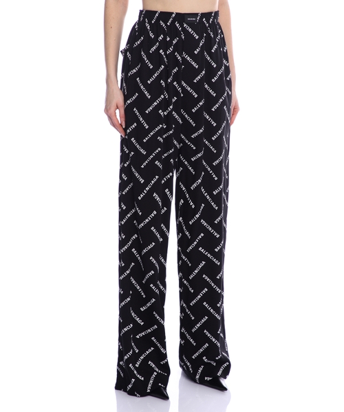 Logo printled wide-leg pants | Emporium