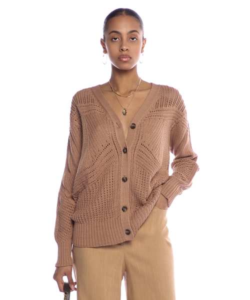 Tシャツ・カットソー SALVATORE FERRAGAMO Brown Cashmere Cardigan Salvatore Ferragamo Cashmere Cardigan (All New In) IFCHIC.COM