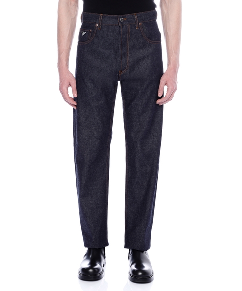 Straight-fit jeans with logo detail