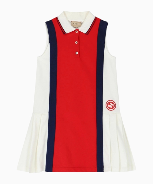 Sleeveless polo dress