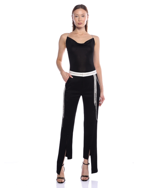Juno crystal-embellished pants #2