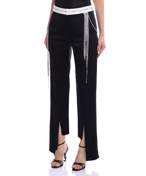 Juno crystal-embellished pants #3