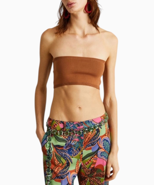 Knit bandeau top
