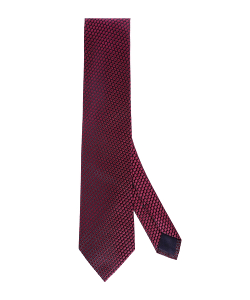 Шелковый галстук с узорами