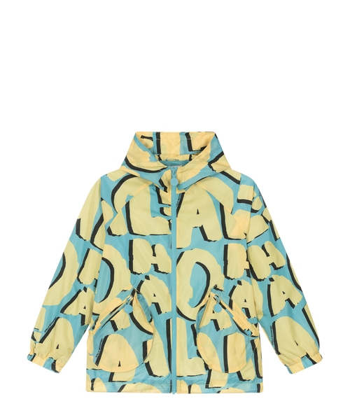 Куртка с длинными рукавами и принтом