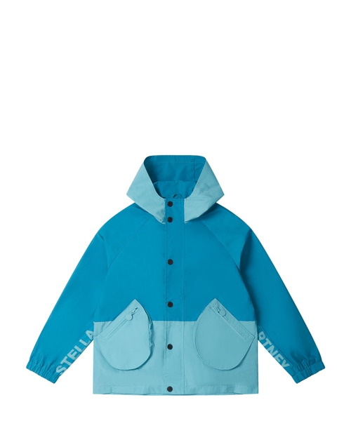 Hooded long sleeve jacket