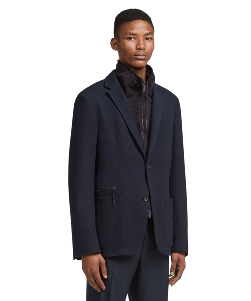 Пиджак застежкой на молнию