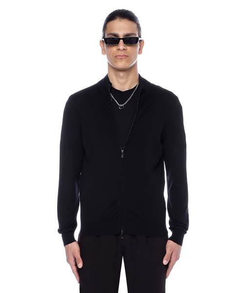 Knitted classic cardigan