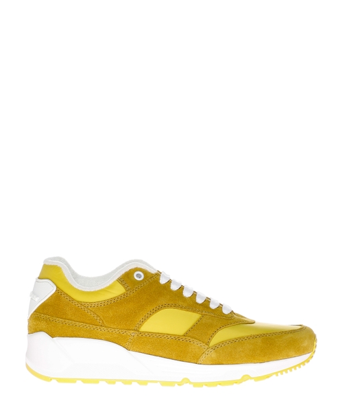 Suede lace-up sneakers
