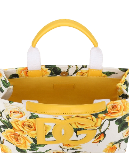 Floral print logo bag | Emporium
