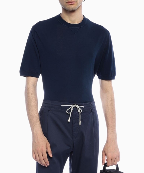 Round neck T-shirt with short sleeves