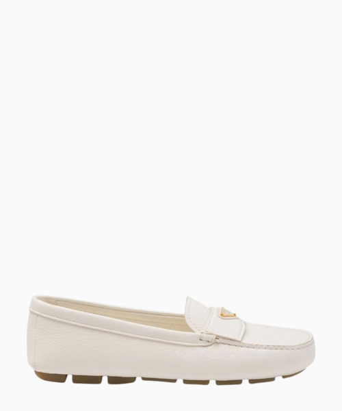 Loafers with logo detail