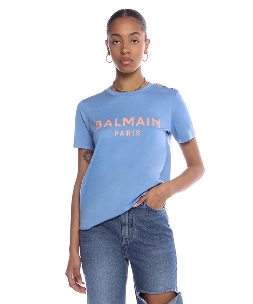 Logo printed cotton T-shirt | Emporium