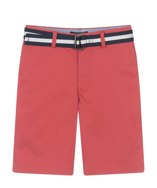 Straight-fit shorts with belt