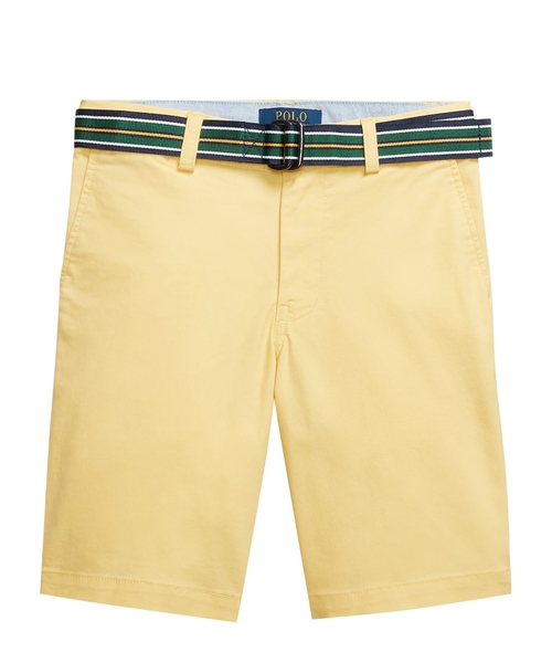 Шорты прямого кроя с ремнем