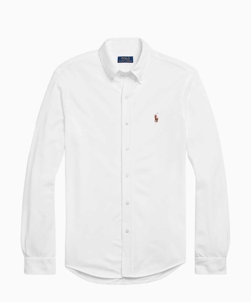Polo Pony-embroidered cotton shirt