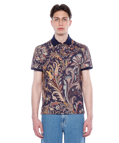 Short sleeve polo with classic collar