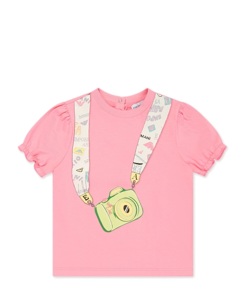 Printli qısaqol T-shirt