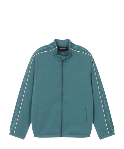 Long sleeve sweatshirt with zipper closure