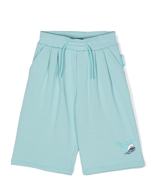Elasticated shorts with logo detail