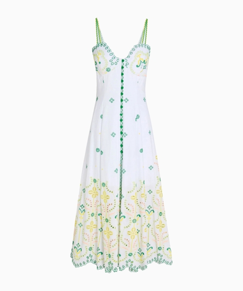Embroidered maxi dress