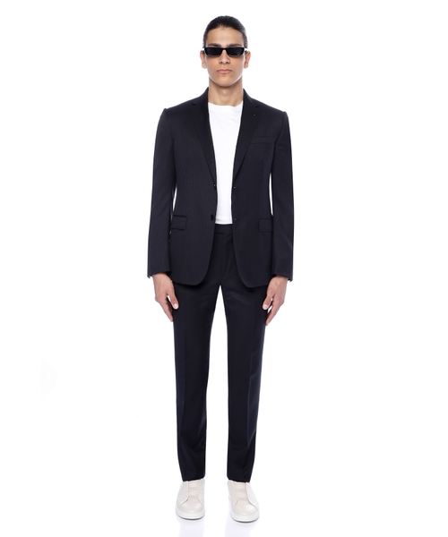 Striped wool suit