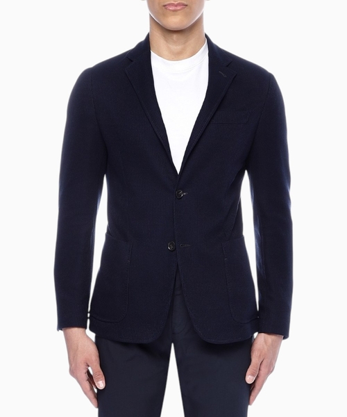 Blazer with button fastening