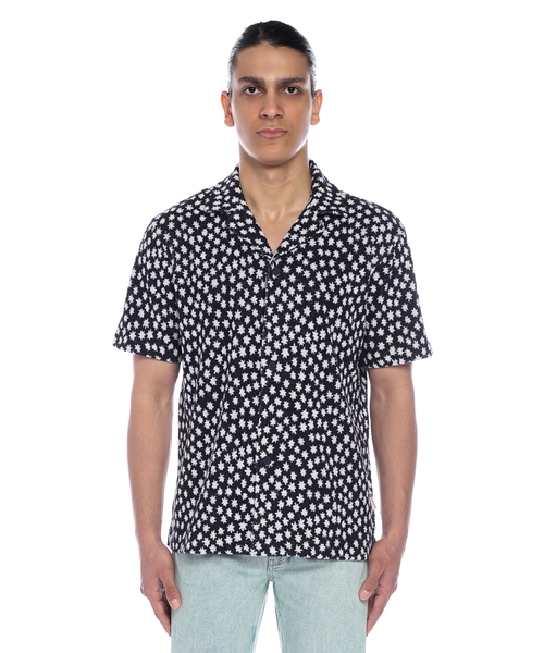 Рубашка с короткими рукавами и узорами