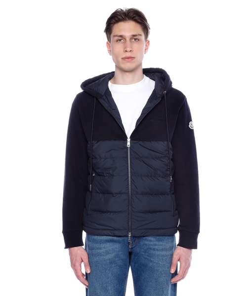 Quilted design long sleeve jacket