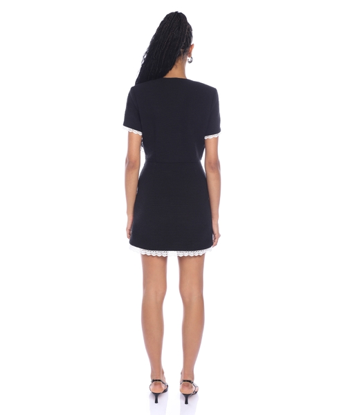 ◆Since Then◆ Adore Tweed Mini Dress Black Amazon.com: Kwunbwa Women Elegant Tweed Mini Dress Short