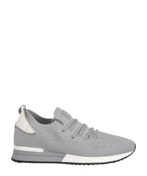 Dəri və parça materiallı idman ayaqqabısı