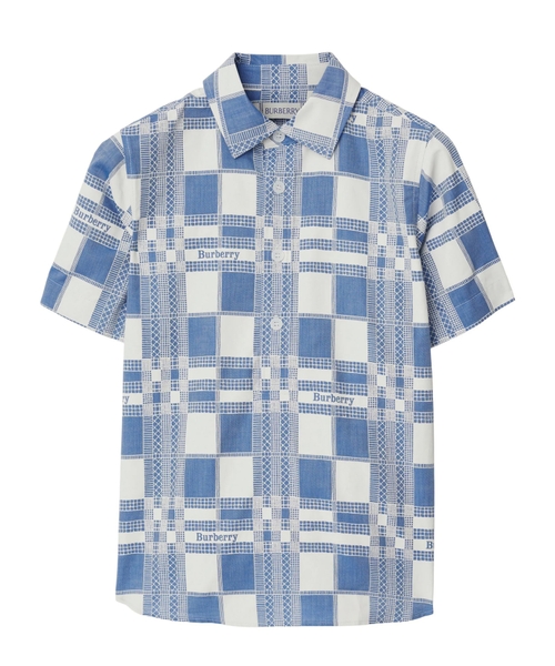 Short sleeve shirt with classic collar