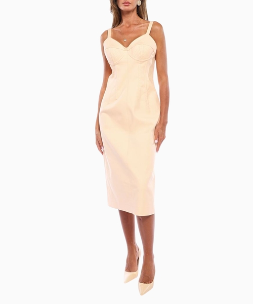 Sleeveless midi dress