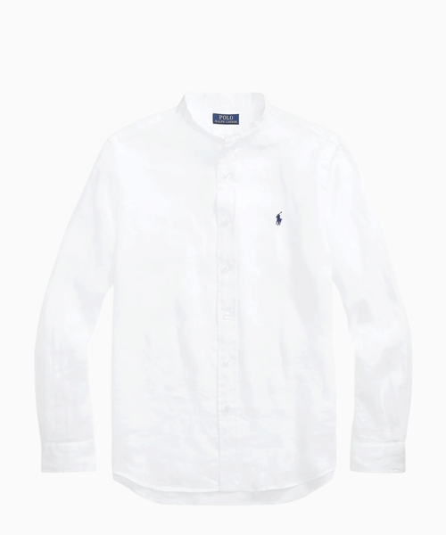 Long sleeve shirt with classic collar
