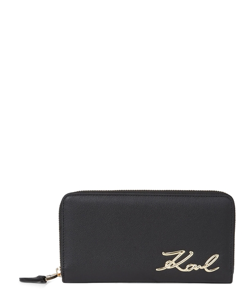 K/Signature loqo detallı portmone