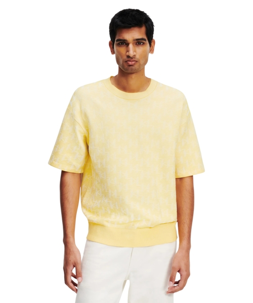 KL monogram knitted T-shirt