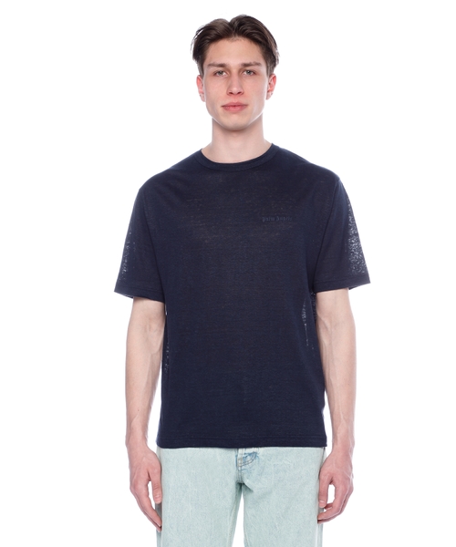 Dairəvi yaxa ilə qısaqol T-shirt